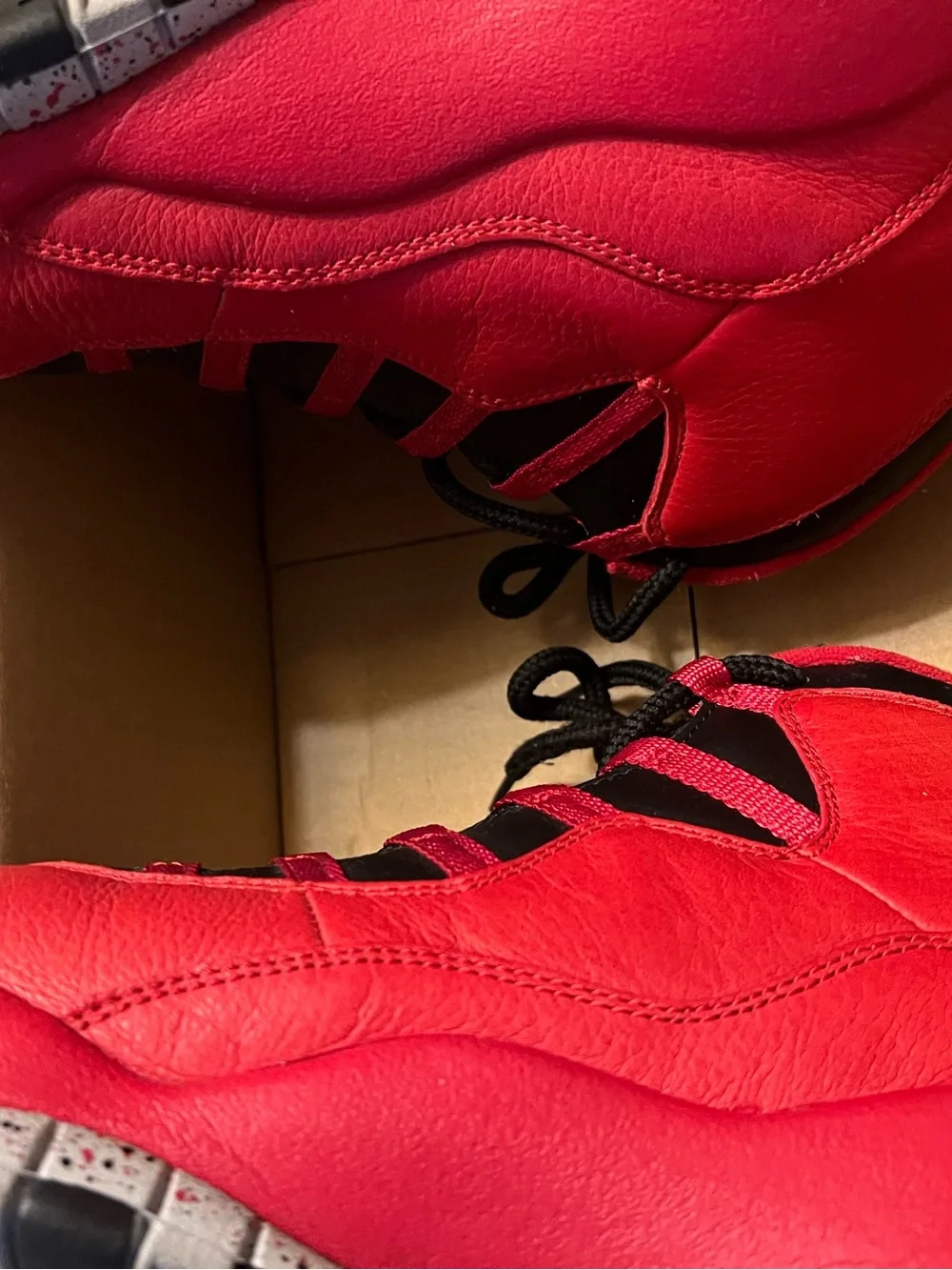 Jordan 10 City Edition Men's Red and Black